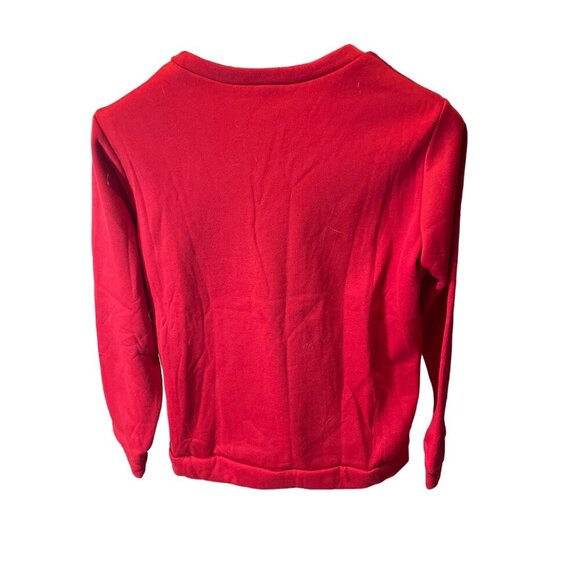 Holiday Christmas Better Not Pout Crew Neck Long Sleeve Sweatshirt Sz M - Picture 2 of 7